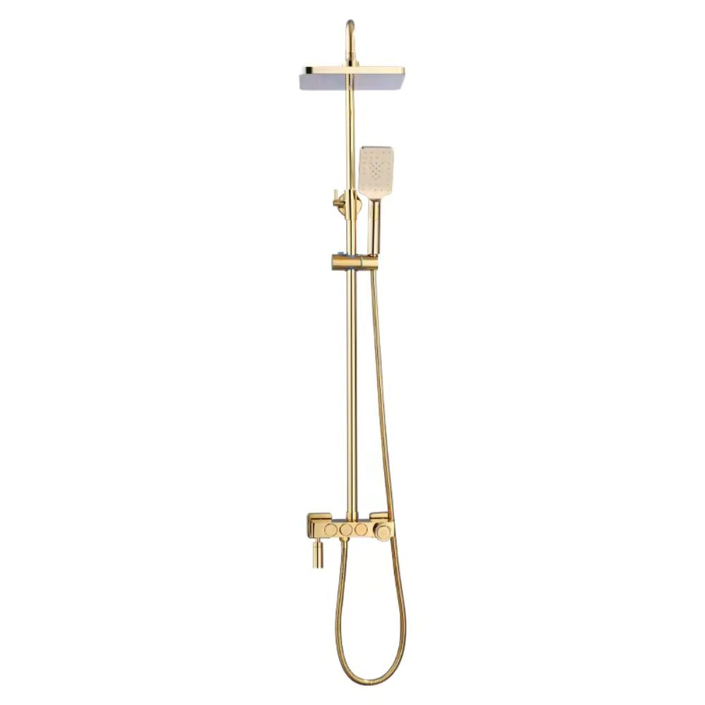 Gold Dual Shower System Set